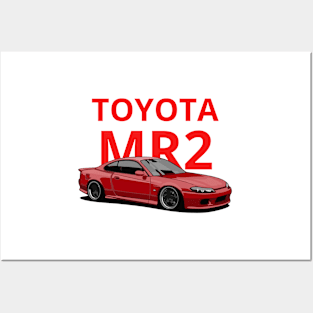 toyota mr2 Posters and Art